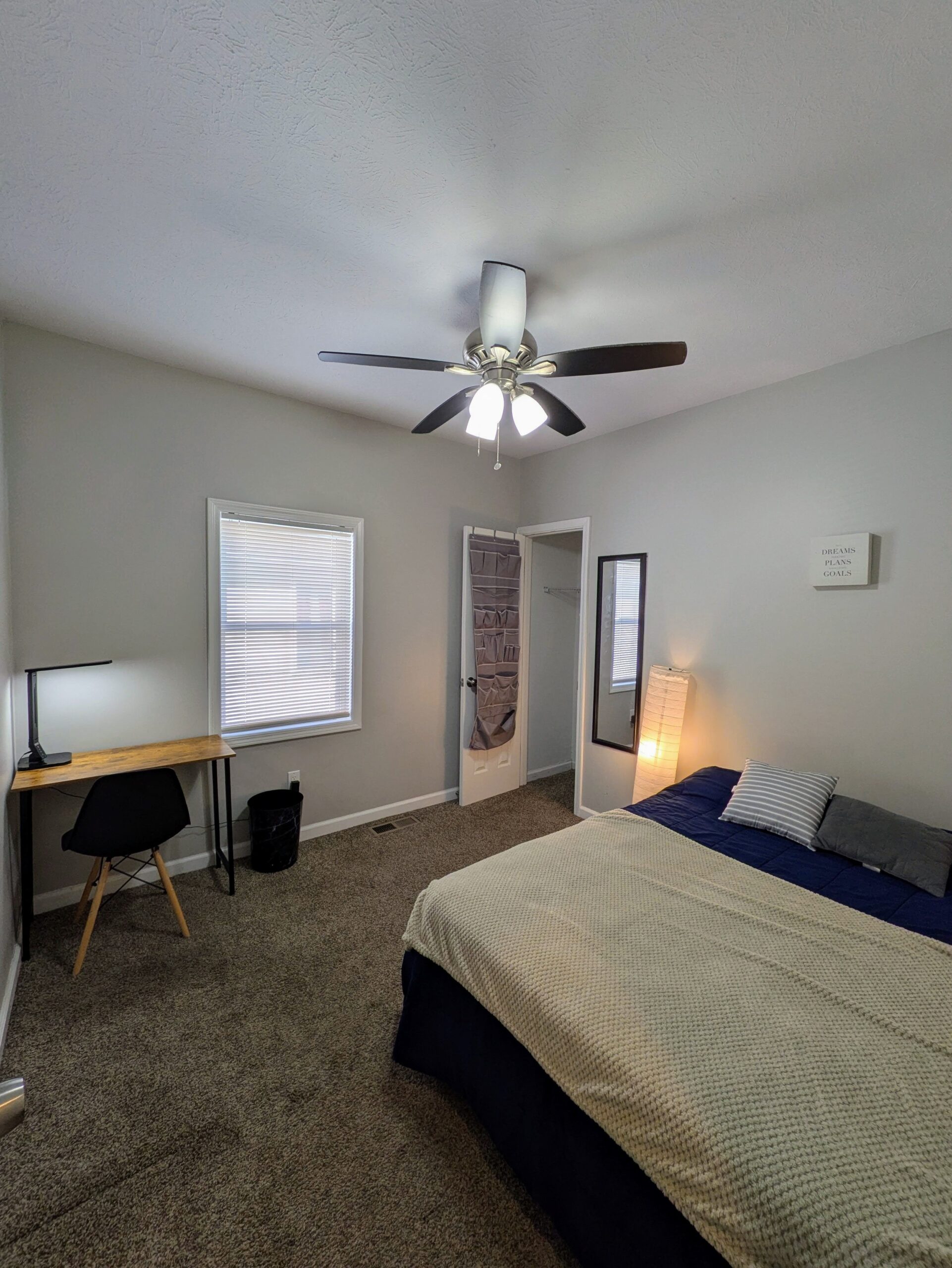 Private bedroom at The Big Blue Cleveland extended stay near
University Hospitals and Downtown Cleveland