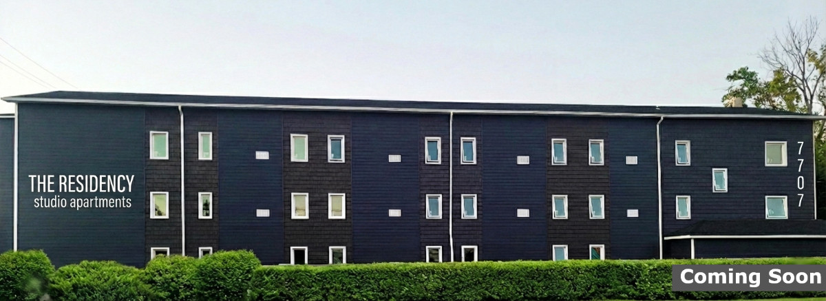 The Residency Studio Apartments at 7707 Carnegie Ave Cleveland
Ohio - furnished extended stay housing near Cleveland Clinic and
University Hospitals